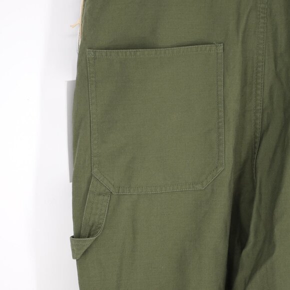 NWT SATURDAYS NYC Men's Sigrid Overalls Cotton Canvas Sage Green Size S - Picture 9 of 14